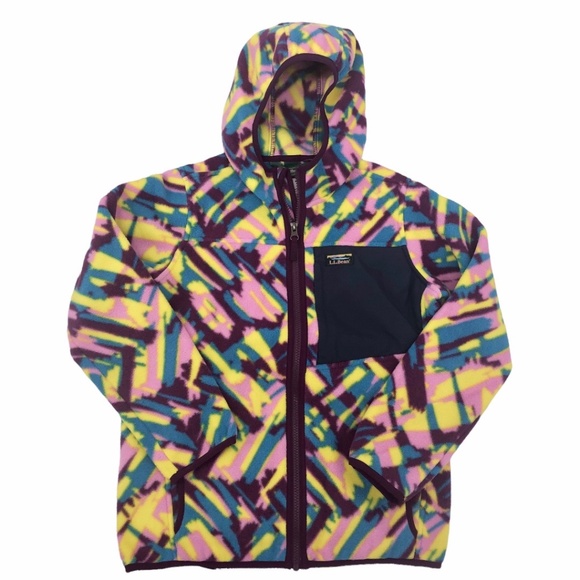 L.L. Bean Kids Retro Mountain Classic Fleece Hooded Jacket NWT - Picture 16 of 16